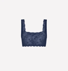 Casagin Damen Bralette mit biologisch abbaubarer Spitze blue