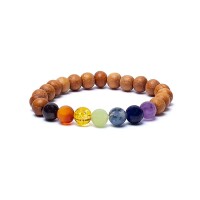 Phoenix Armband 15631 Chakra Kadamholz elastisch