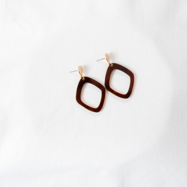 Studio Nok Nok Ohrring Timeless.18 goldbrown
