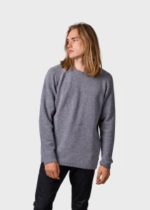 Klitmoller Collective Herren Pullover Ole knit light grey