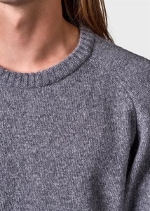Klitmoller Collective Herren Pullover Ole knit light grey
