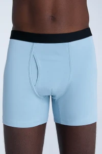 Albero Natur Herren Boxershort graublau