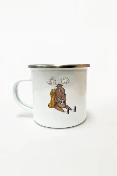 Lakor Emaille Becher Snooze Moose
