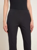 Lanius Damen Hose mit ausgestelltem Bein GOTS black