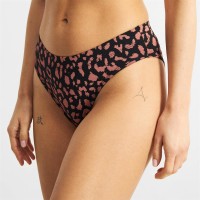 Dedicated Damen Slip Ramsele Leopard Terracotta Red