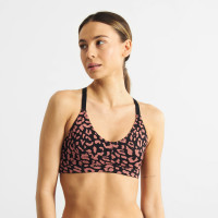 Dedicated Damen BH Soft Junsele LEOPARD Terracotta Red