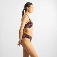 Dedicated Damen BH Soft Junsele LEOPARD Terracotta Red