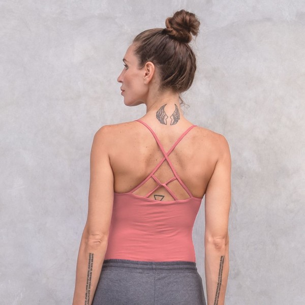 Jaya Damen Top Manu deco rose