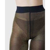 Swedish Stockings Damen Strumpfhose Tora black/gold