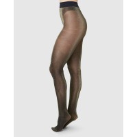 Swedish Stockings Damen Strumpfhose Tora black/gold