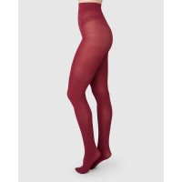 Swedish Stockings Strumpfhose Olivia Premium red Mahagony