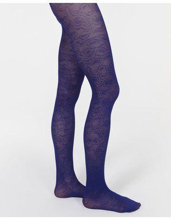 Swedish Stockings Damen Strumpfhose Callie Swirl ink pen 50 den