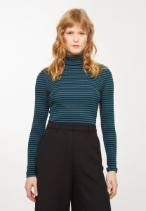 Recolution Damen Longsleeve Liatris Stripes lake blue