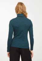 Recolution Damen Longsleeve Liatris Stripes lake blue