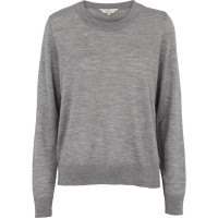 Basic Apparel Damen Pullover Vera light grey
