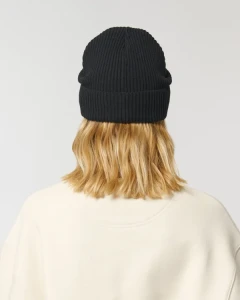 Stanley&Stella Unisex Beanie Fisherman black