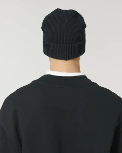 Stanley&Stella Unisex Beanie Fisherman black