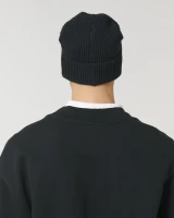 Stanley&Stella Unisex Beanie Fisherman black