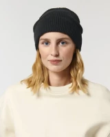 Stanley&Stella Unisex Beanie Fisherman black