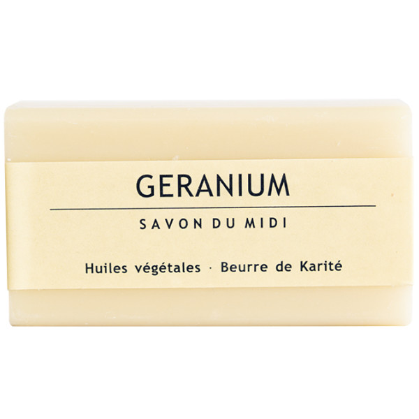 Savon du midi BIO Blütenseife Geranium, 100g, COSMOS ORGANIC