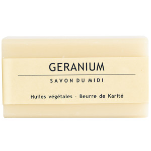 Savon du midi BIO Blütenseife Geranium, 100g, COSMOS...