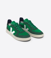 Veja Herren Schuhe V-10 SUEDE EMERAUDE PIERRE BLACK