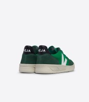 Veja Herren Schuhe V-10 SUEDE EMERAUDE PIERRE BLACK