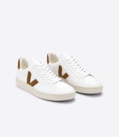 Veja Damen Schuhe V-12 Leather extra white camel