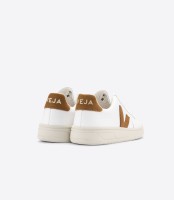 Veja Damen Schuhe V-12 Leather extra white camel