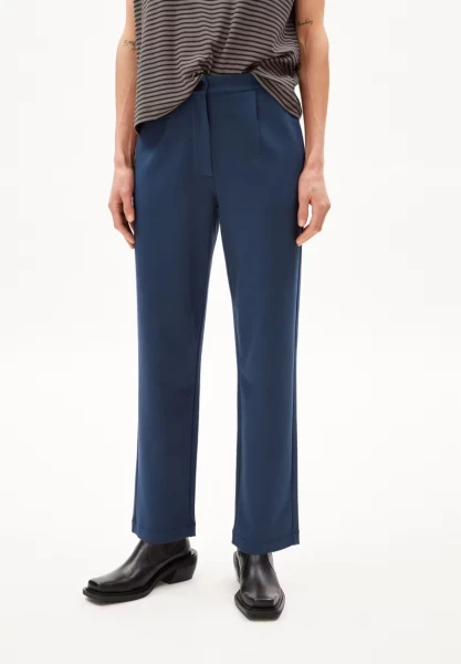 Armedangels Damen Hose Linaa Lou deep sea blue