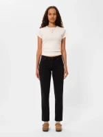 Nudie Jeans Damen Shady Sadie Aged Black