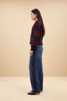 by bar Damen Pullover GWEN stripes wine