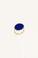 by bar Ring PD OVAL blue
