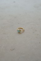 by bar Ring Minimal light blue