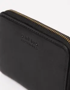 O My Bag Geldbörse Robbie Wallet Black Soft Grain Leather