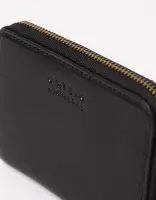 O My Bag Geldbörse Robbie Wallet Black Soft Grain Leather