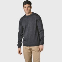 Klitmoller Collective Herren Pullover Merino Mens Basic anthracite