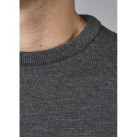 Klitmoller Collective Herren Pullover Merino Mens Basic anthracite