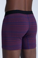 Albero Natur Herren Boxershorts tibetrot/navy geometrisch