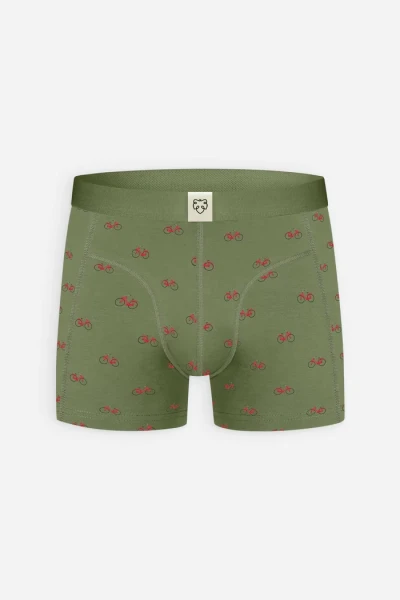 A-dam Herren Boxershort Bikes green