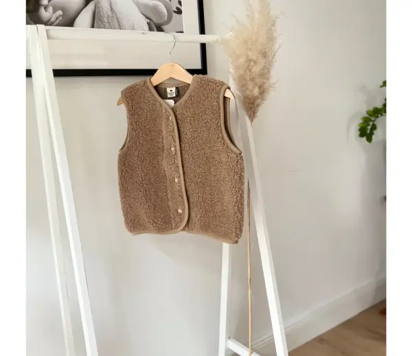 Alwero UNISEX Woll Weste TYB tan