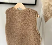 Alwero UNISEX Woll Weste TYB tan