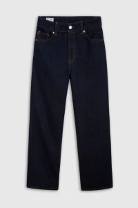 Kings of Indigo Damen Jeans Liora Cropped Selvage clean easy fade indigo rinse