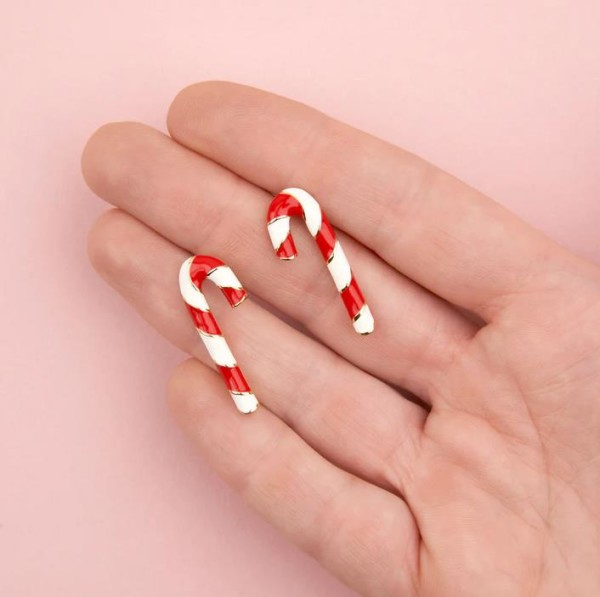 Coucou Suzette Ohrringe Candy Cane