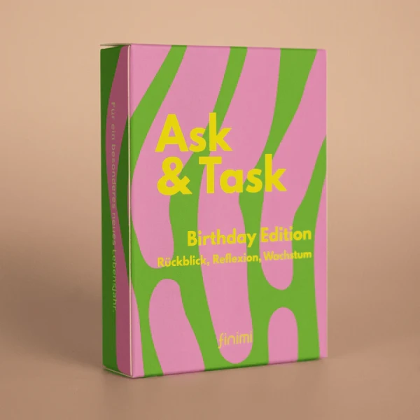 finimi Kartenset Ask&Task Birthday Edition