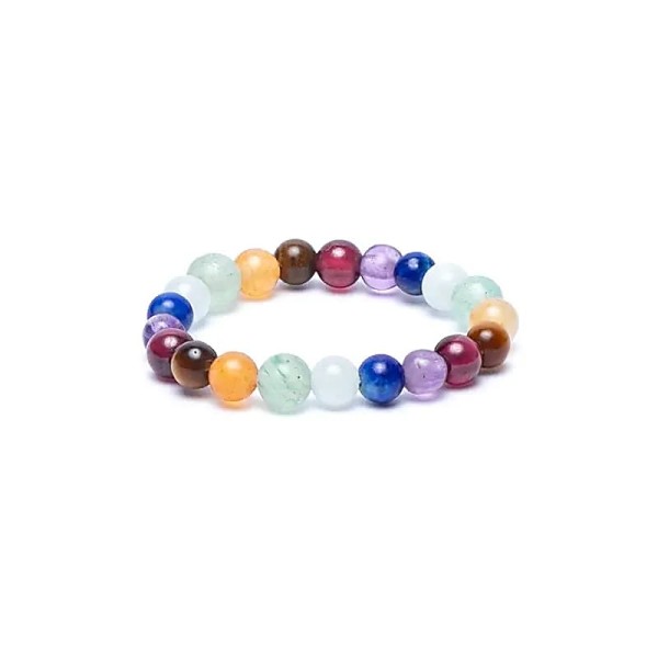 Phoenix Import Ring 7 Chakra Steine elastisch