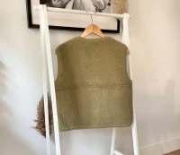 Alwero UNISEX Woll Weste TYB pistachio