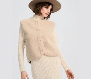 Alwero UNISEX Woll Weste TYB dijon