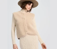 Alwero UNISEX Woll Weste TYB dijon