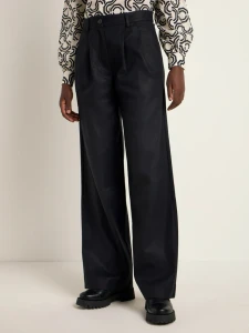 Lanius Damen Hose Marlenehose OCS schwarz